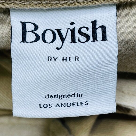 Boyish Tommy Jean in The Crowd Size 26 High Rise Straight Leg Crop Button Fly - Picture 7 of 15